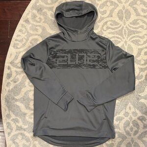 Men’s Nike Elite Gray dryfit Hooded Sweatshirt with Camouflage Design